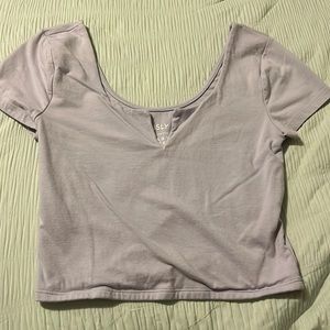 Purple Crop Top
